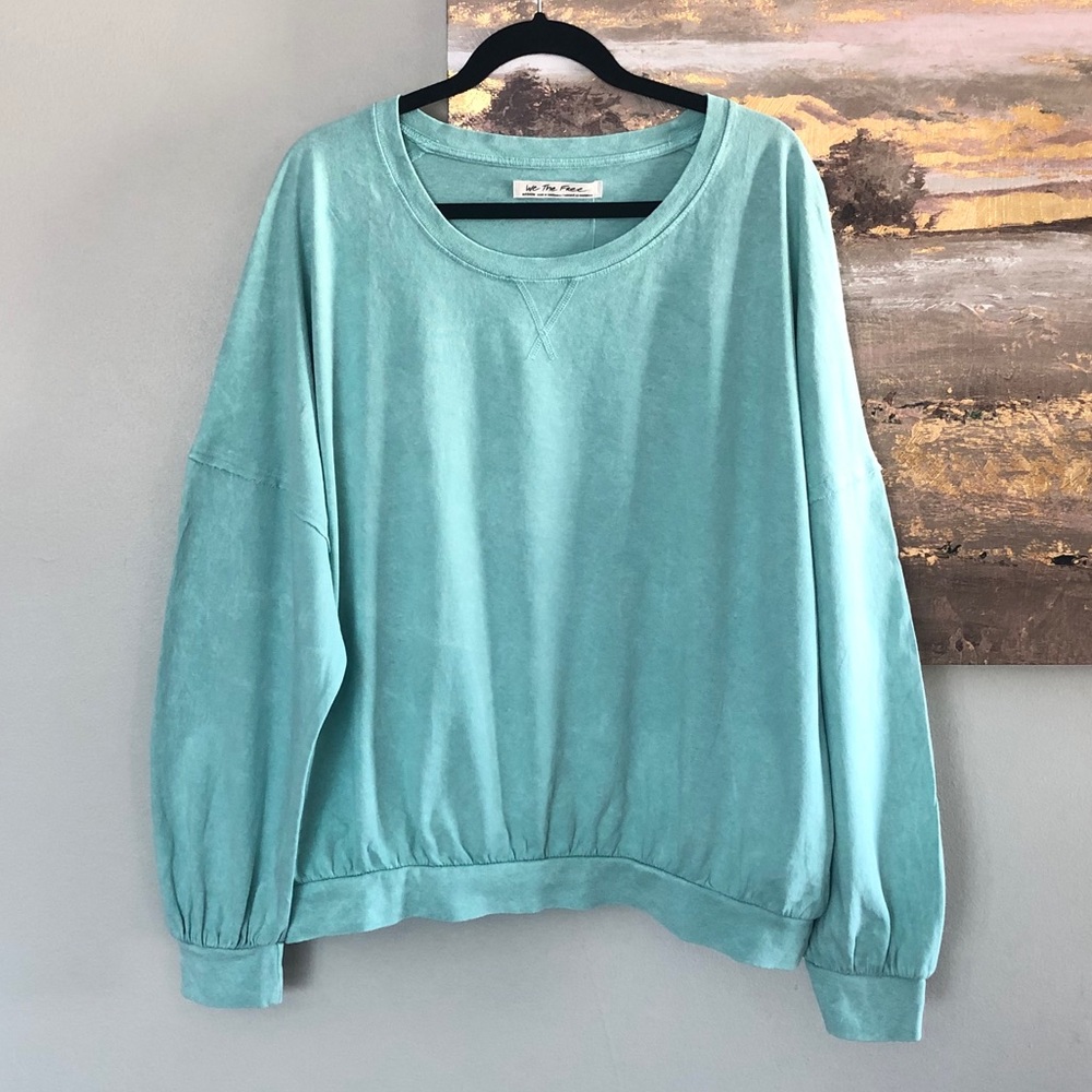 NWT We the Free 213 Vintage Wash Long Sleeve - Picture 5 of 8